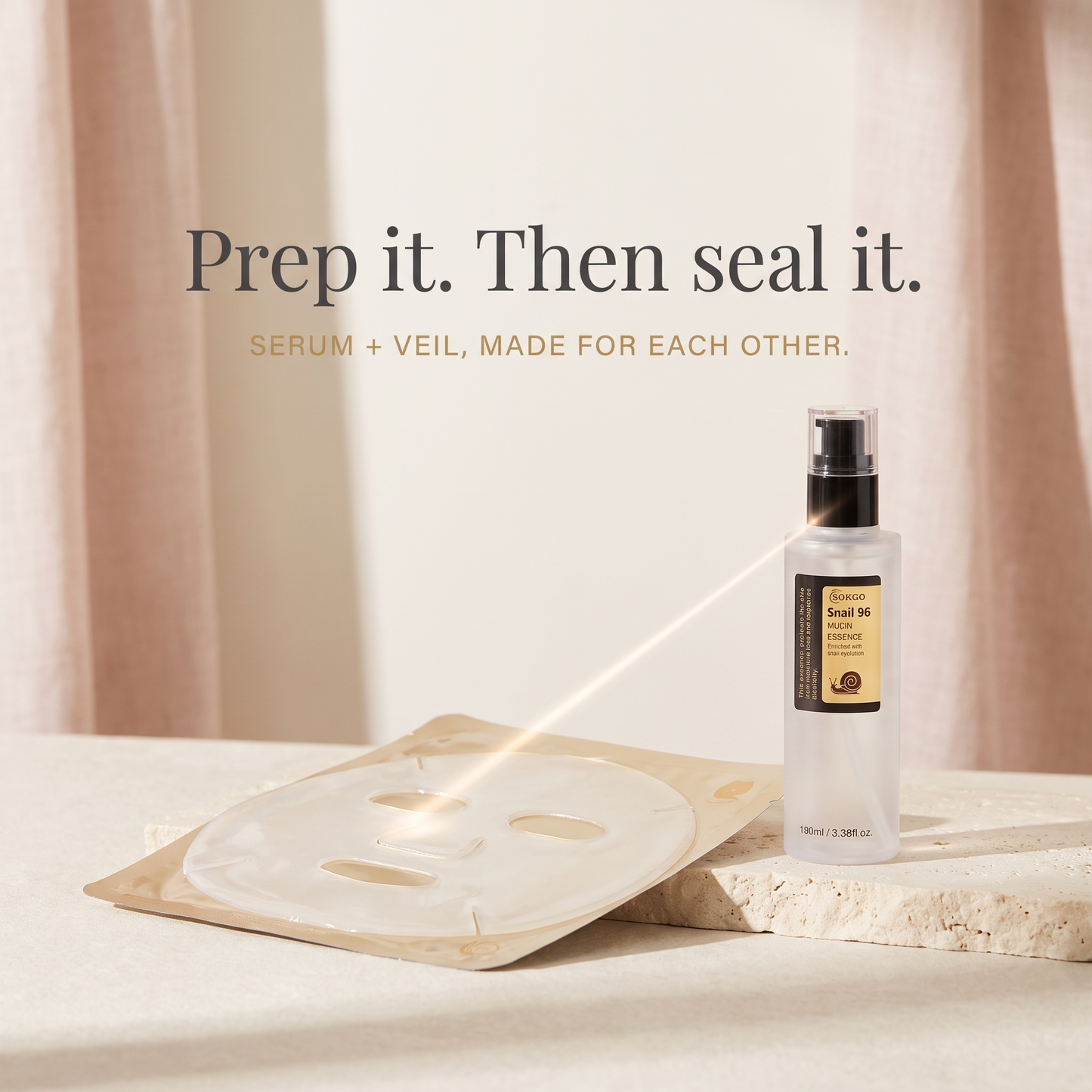 The Prep Serum — 96% Snail Mucin Repair Essence